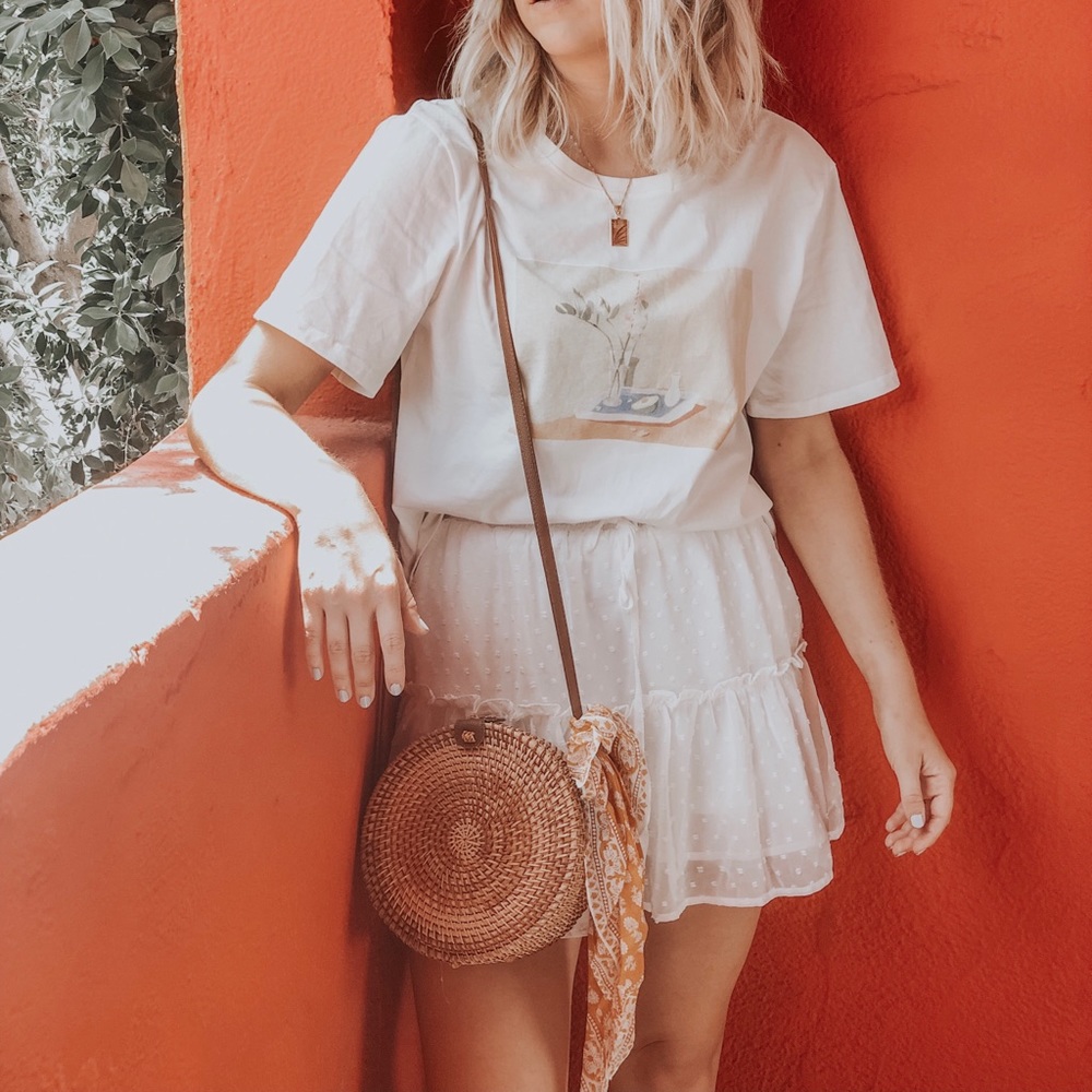 Princess Polly White Skirt